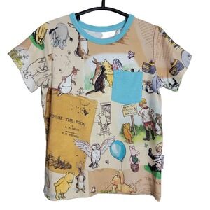 Tiny Threads Bamboo Winnie the Pooh Pocket T-Shirt Kids 18-24 Months NWT